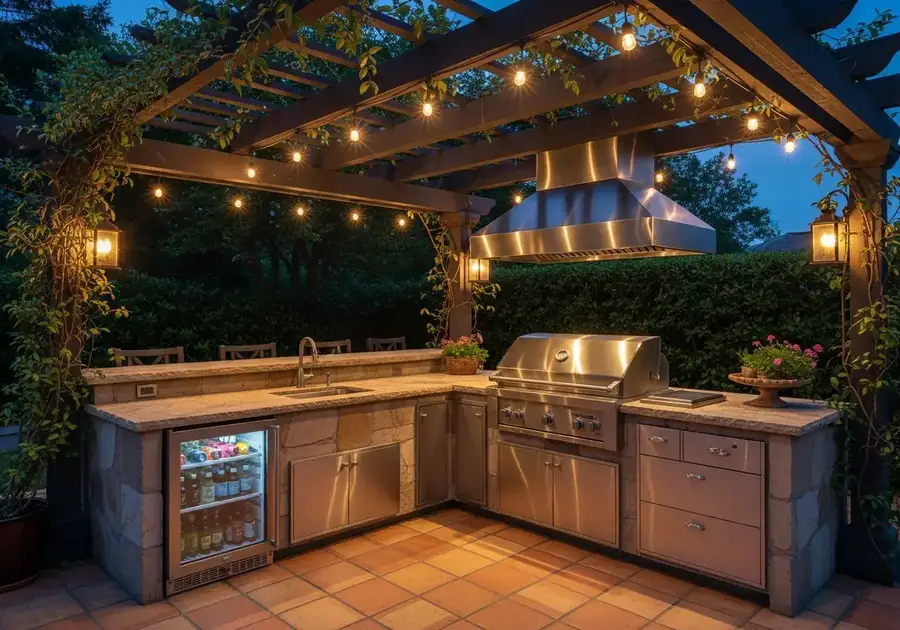Outdoor kitchen garden cabin hertfordshire 1 — Sublime Outdoor Living, Hertfordshire