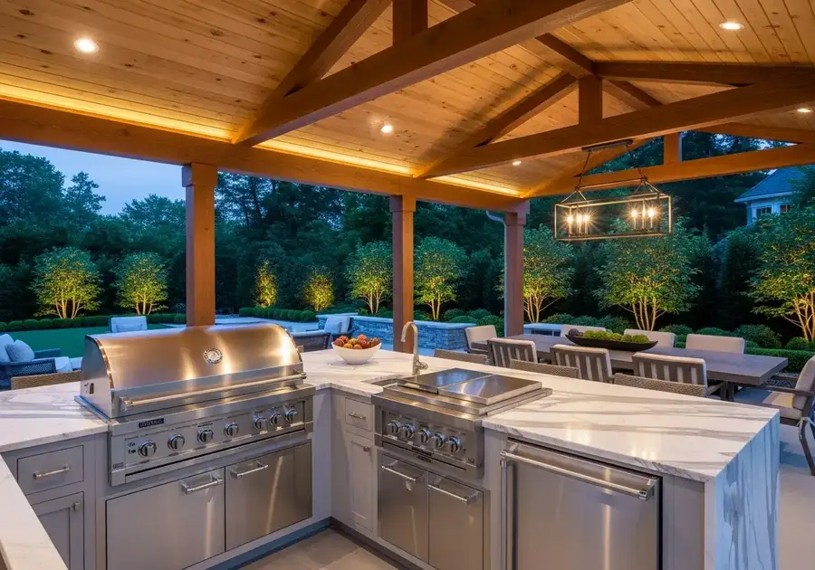 Outdoor kitchen garden cabin hertfordshire 2 — Sublime Outdoor Living, Hertfordshire