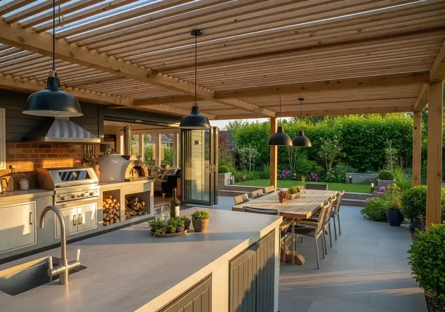 Outdoor kitchen garden cabin hertfordshire 3 — Sublime Outdoor Living, Hertfordshire